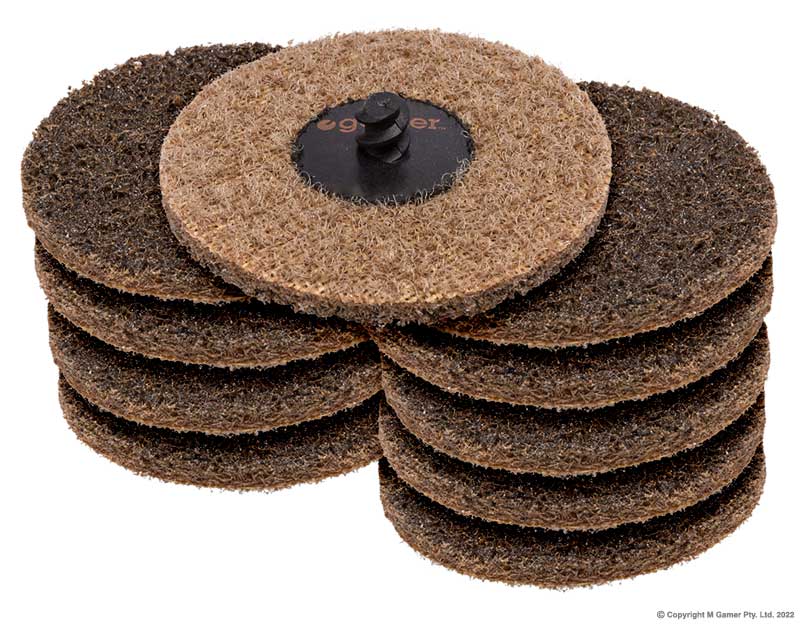 75mm Abrasive Disc Pack (Brown)